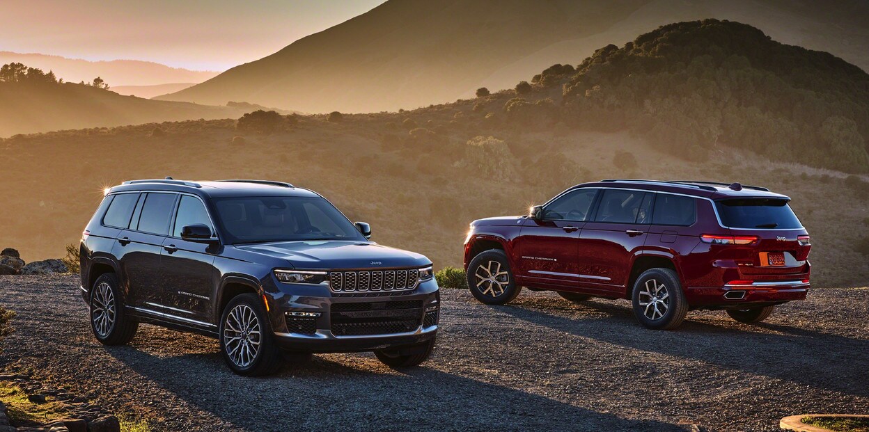 2021 Jeep Grand Cherokee L In Red and Black 2021 Jeep Grand Cherokee L In Red and Black