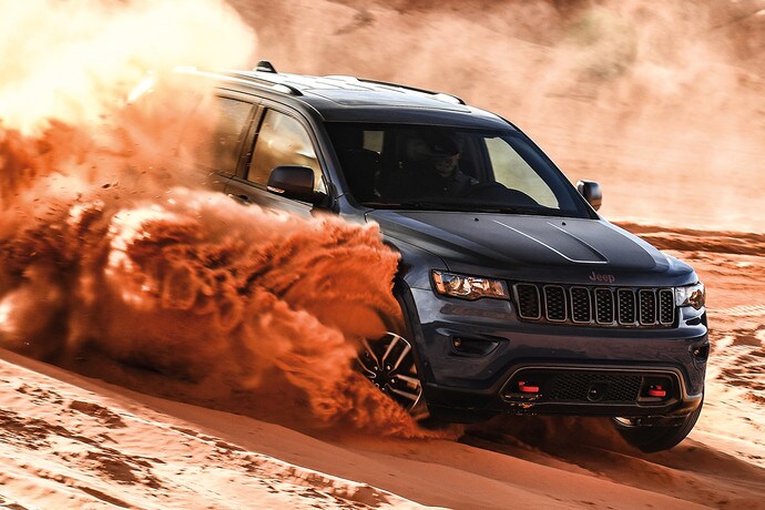2021 Jeep Grand Cherokee Driving Through Sand 2021 Jeep Grand Cherokee Driving Through Sand