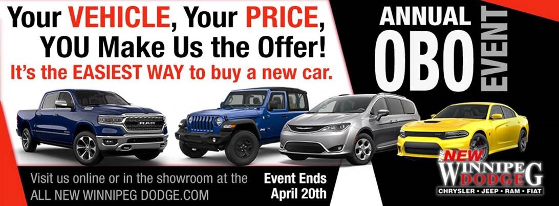 OBO Sale At Winnipeg Dodge