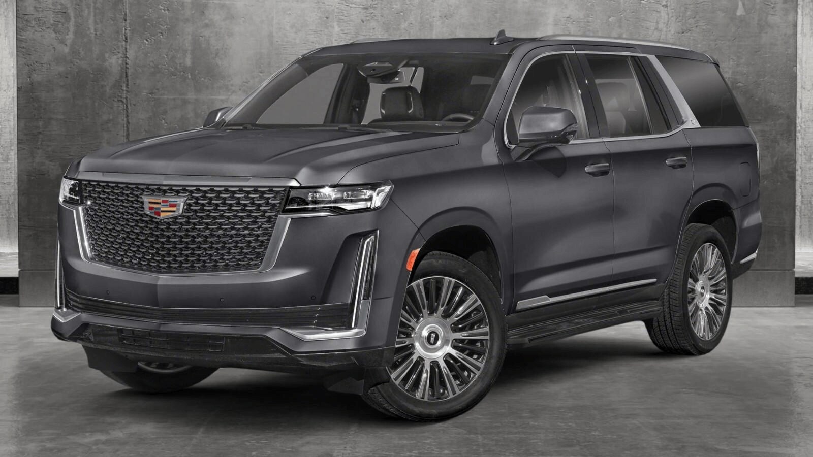 Learn about the Jeep Wagoneer in comparison with the Cadillac Escalade Cadillac Escalde in Galactic Gray Metallic