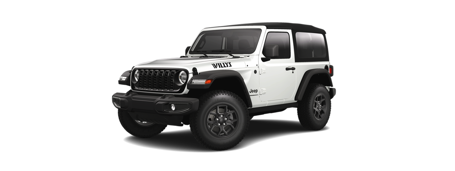 2025 Jeep Wrangler Willys in Bright White