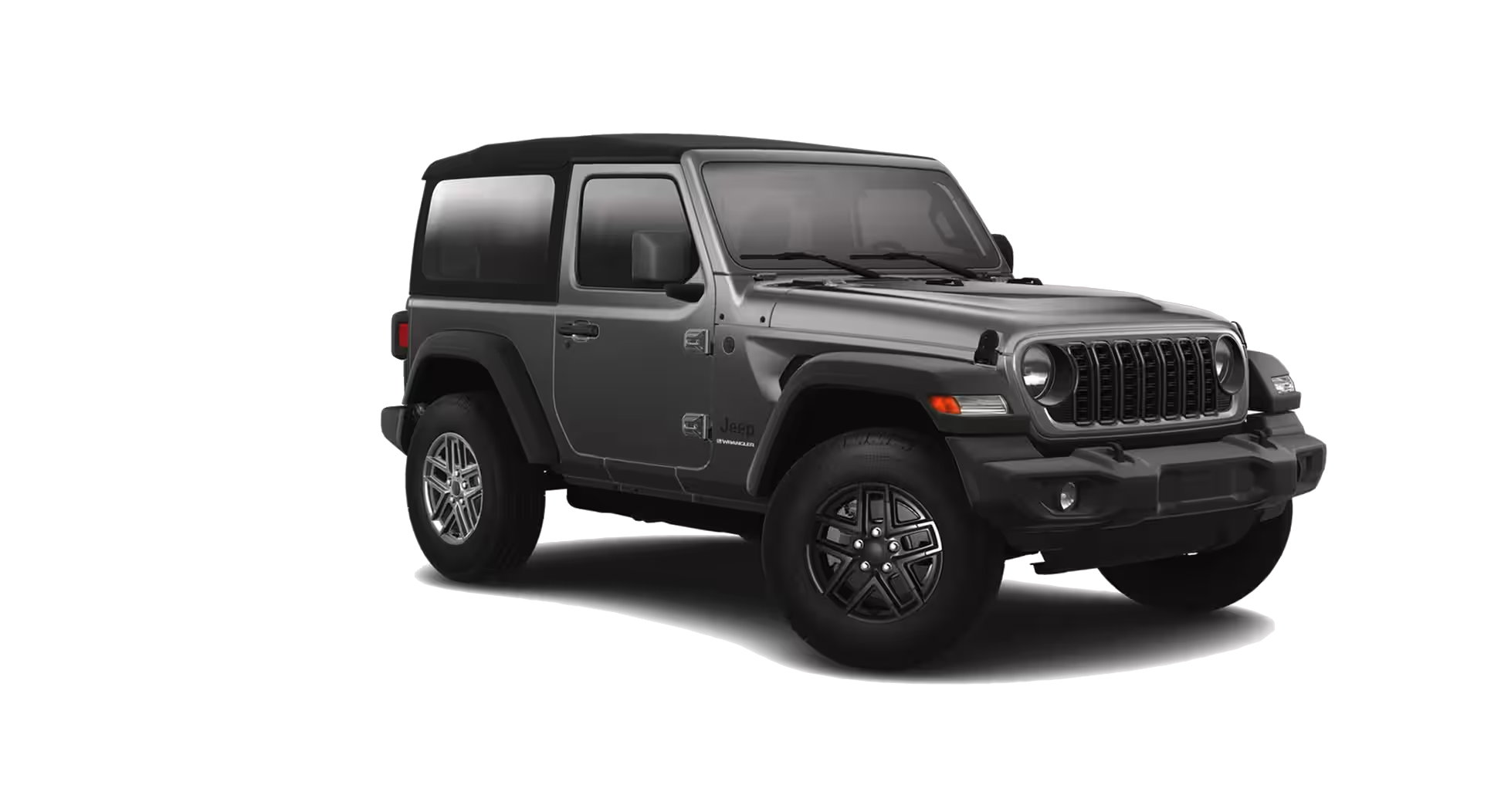 2025 Jeep Wrangler in Granite Crystal Metallic Clear-Coat Exterior 2025 Jeep Wrangler in Granite Crystal Metallic Clear-Coat Exterior