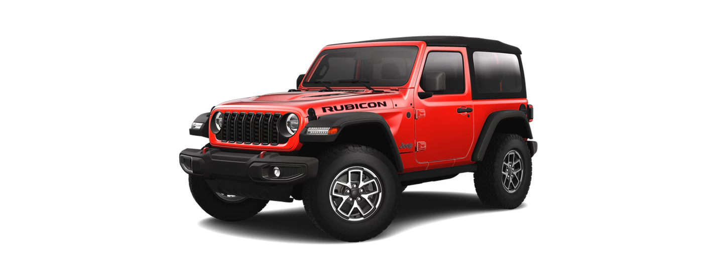 2025 Jeep Wrangler Rubicon in Firecracker Red