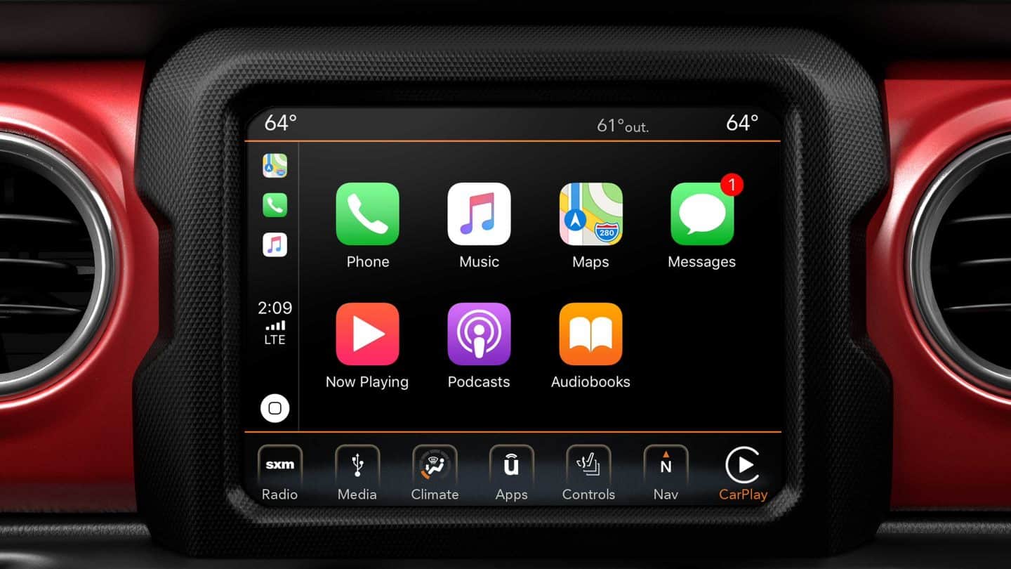 2019 Jeep Wrangler Center Stack