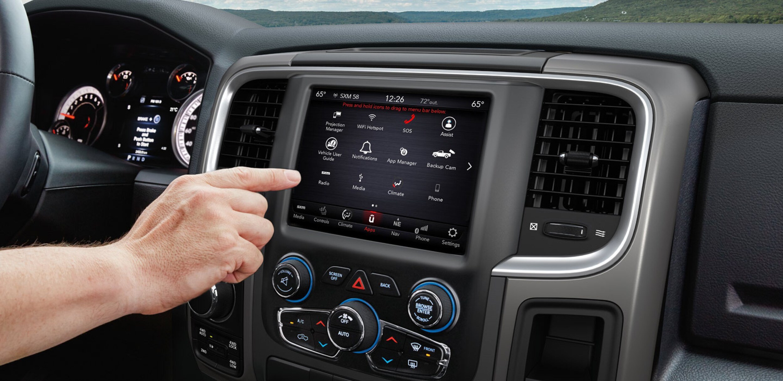 2020 Ram 1500 Classic Touchscreen