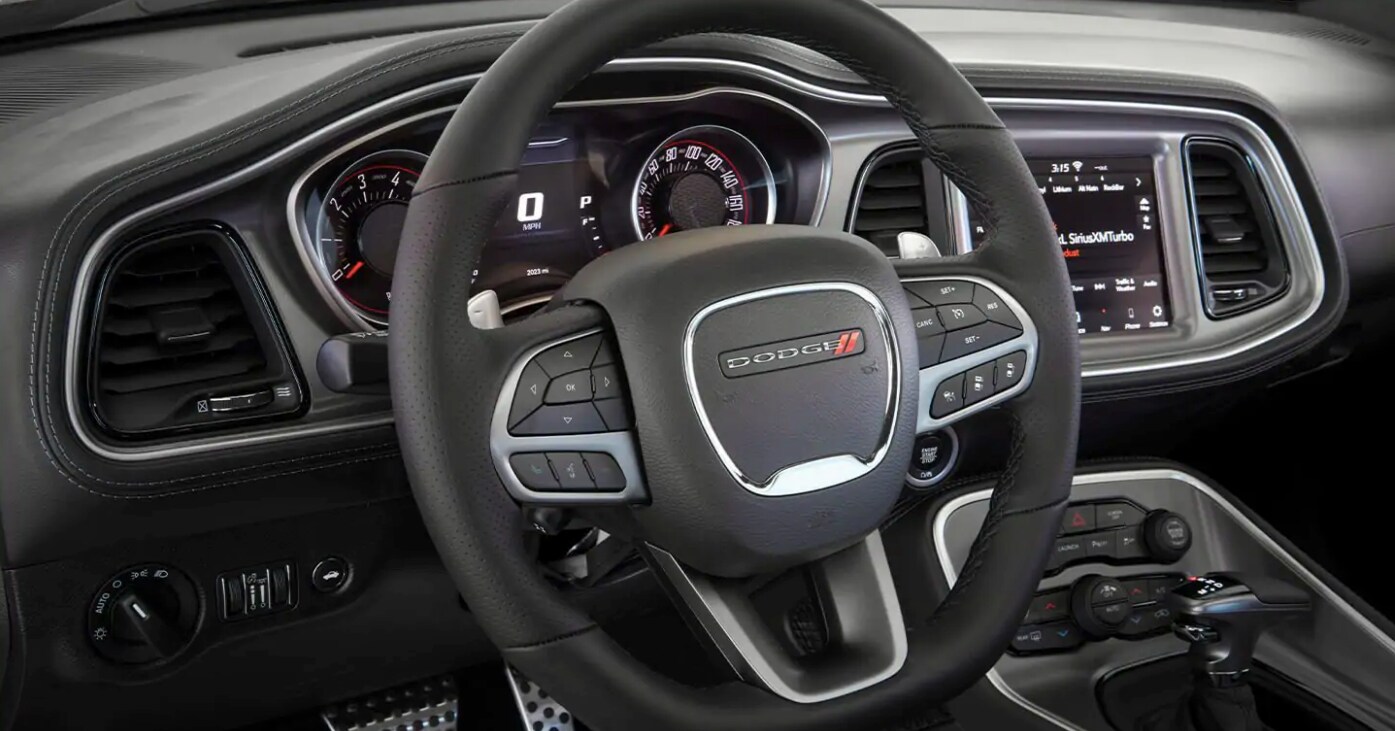 Interior of the 2021 Dodge Challenger