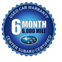 Used car warranty at Center Subaru Torrington CT