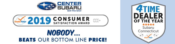 Center Subaru - 4 time Dealer of the Year