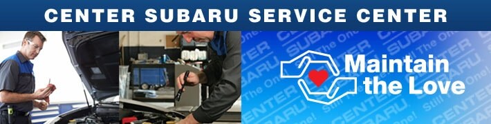 Center Subaru Service Specials and Coupons