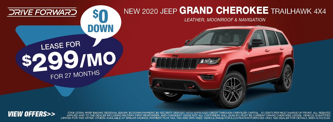 NEW 2020 Jeep Grand Cherokee Laredo 4x4 Lease Special In Yonkers NY , Westchester , Metro Aera