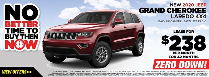 2020 Jeep Grand Cherokee Laredo 4x4 Deal!