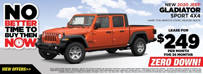 2020 Jeep Gladiator Rubicon 4x4 Lease Deal in Yonkers NY