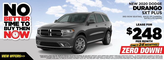 2020 Dodge Durango SXT Plus Lease Deal in Yonker NY