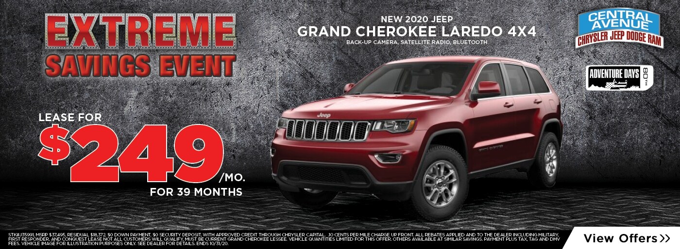 NEW 2020 Jeep Grand Cherokee Laredo 4x4 Lease Special In Yonkers NY , Westchester , Metro Aera