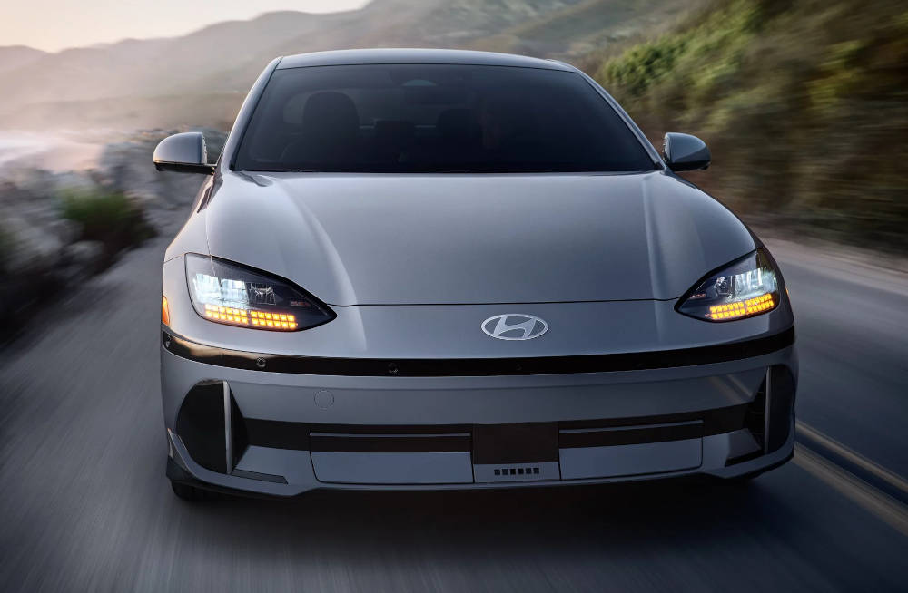 2024 Hyundai Ioniq 6 driving