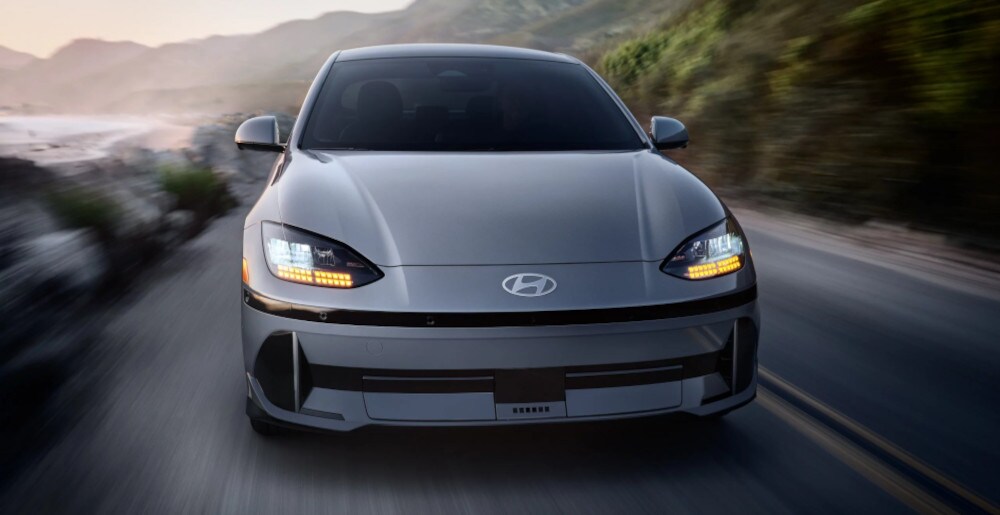2024-hyundai-ioniq-6-research-center.jpg 2024 Hyundai IONIQ 6 driving down the road