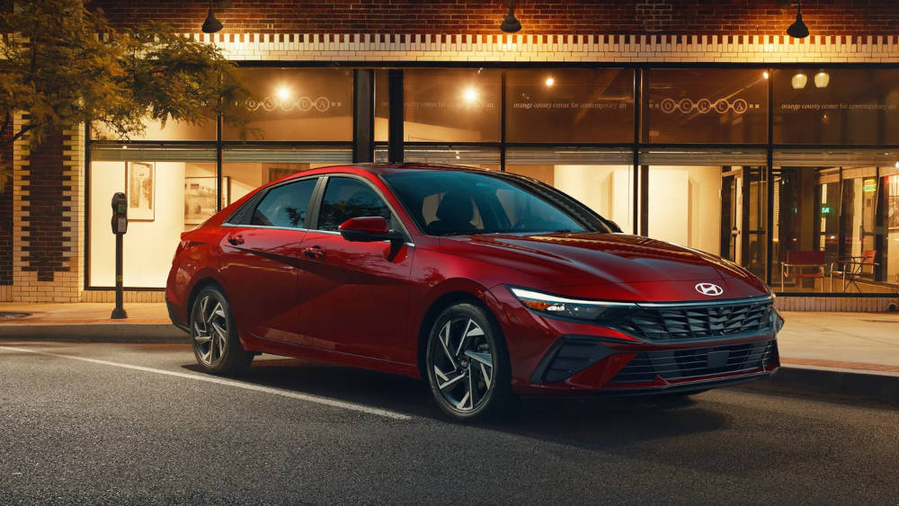 2024 Hyundai Elantra parked
