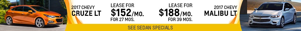 Chevy Lease Specials At Central Maine!