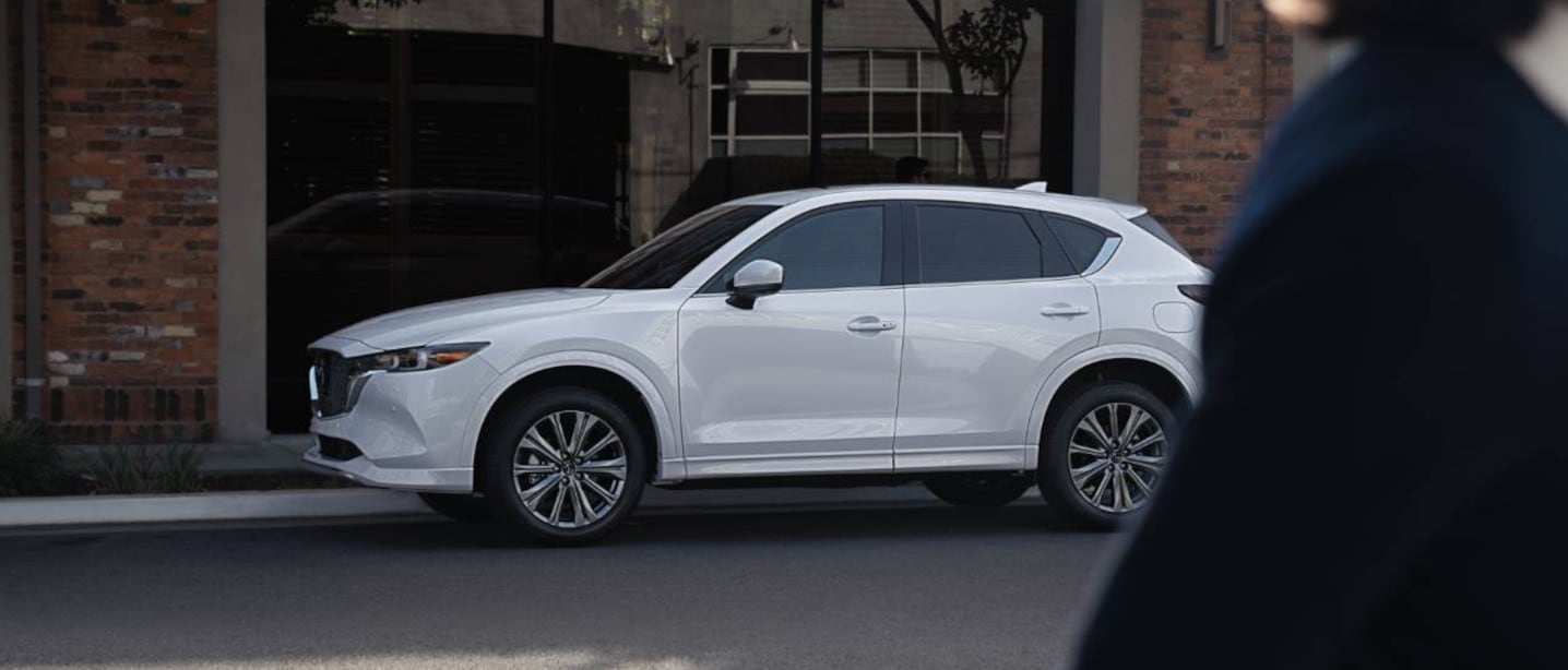 2025 Mazda CX-5 parked in a city
