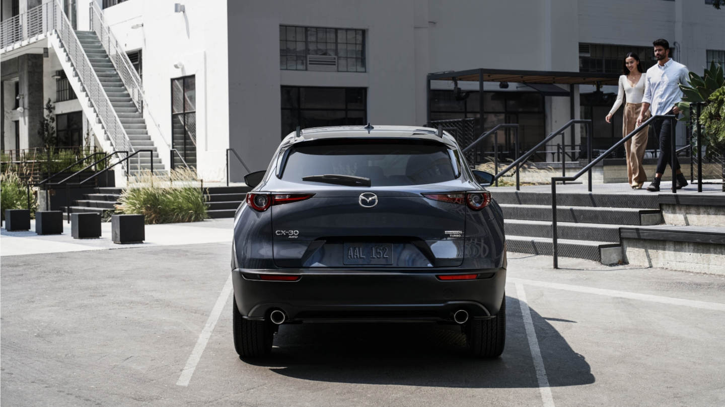 2025 Mazda CX-30 Carbon Edition parked rear view