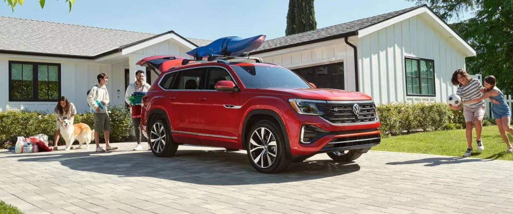2024 Volkswagen Atlas parked in a driveway