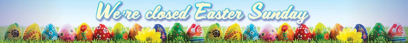 Dodge Chrysler Jeep Ram Service Center will be closed on Easter Sunday