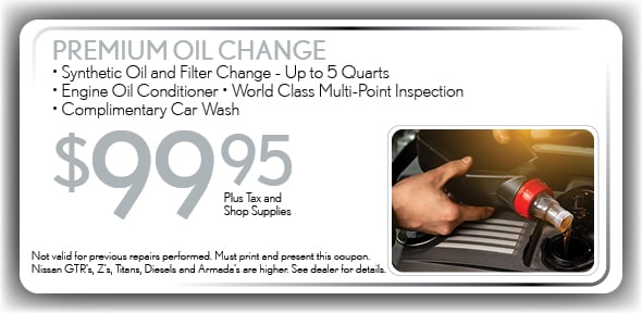 Premium Oil Change Coupon Premium Oil Change Coupon