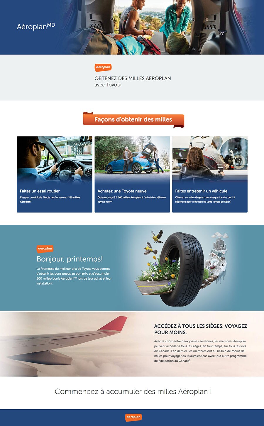 St-Hubert Toyota Aeroplan Avril 2018