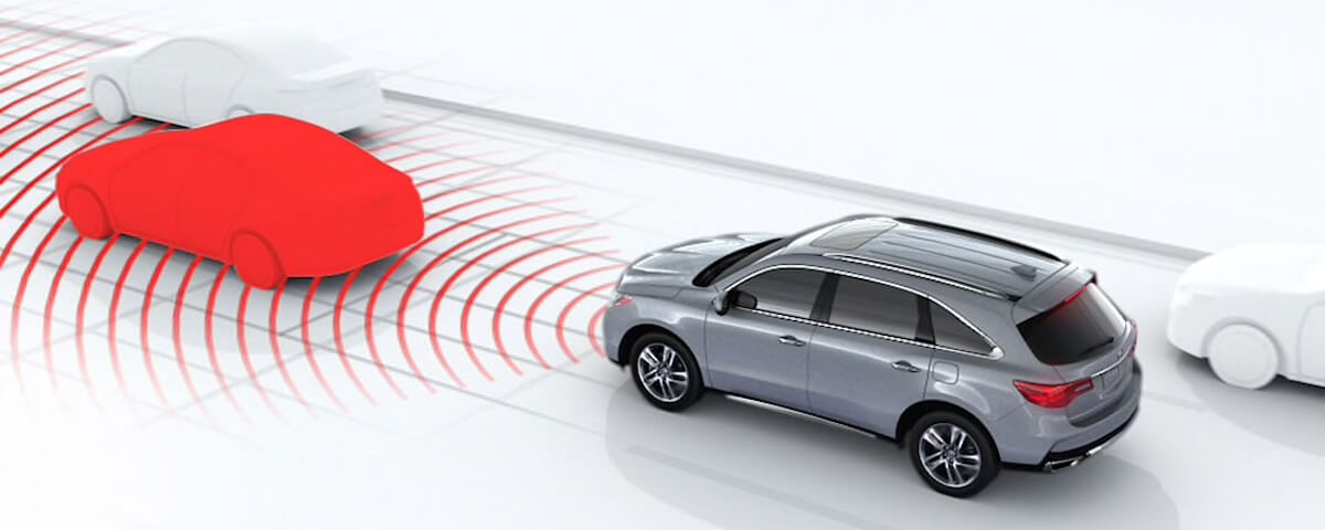 Acura Collision Mitigation Braking System Acura Collision Mitigation Braking System diagram