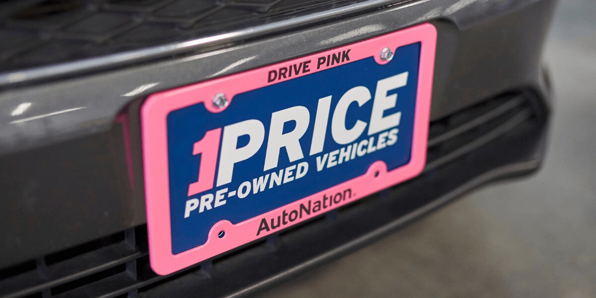 AutoNation Used Cars AutoNation 1Price Pre-Owned Vehicles license plate