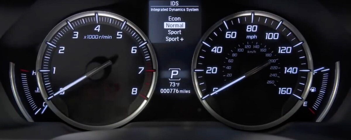 Acura Integrated Dynamics System Acura Integrated Dynamics System Instrument Cluster