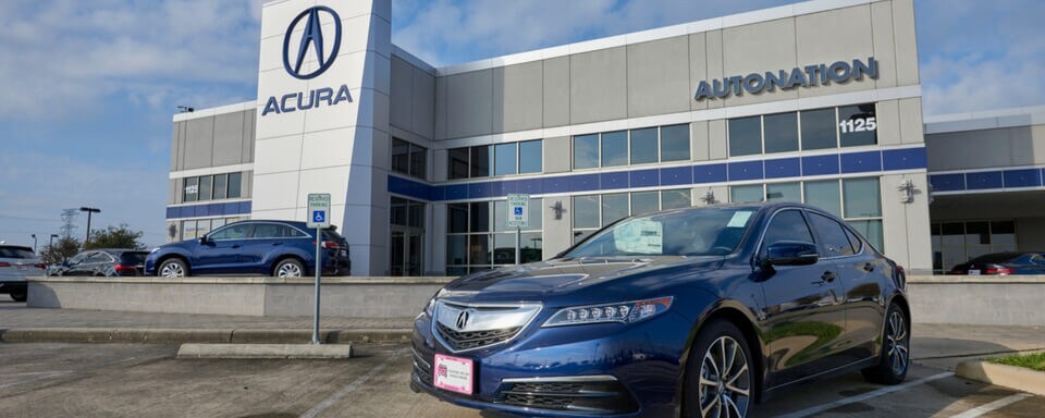 AutoNation Acura Gulf Freeway Vista exterior de AutoNation Acura Gulf Freeway