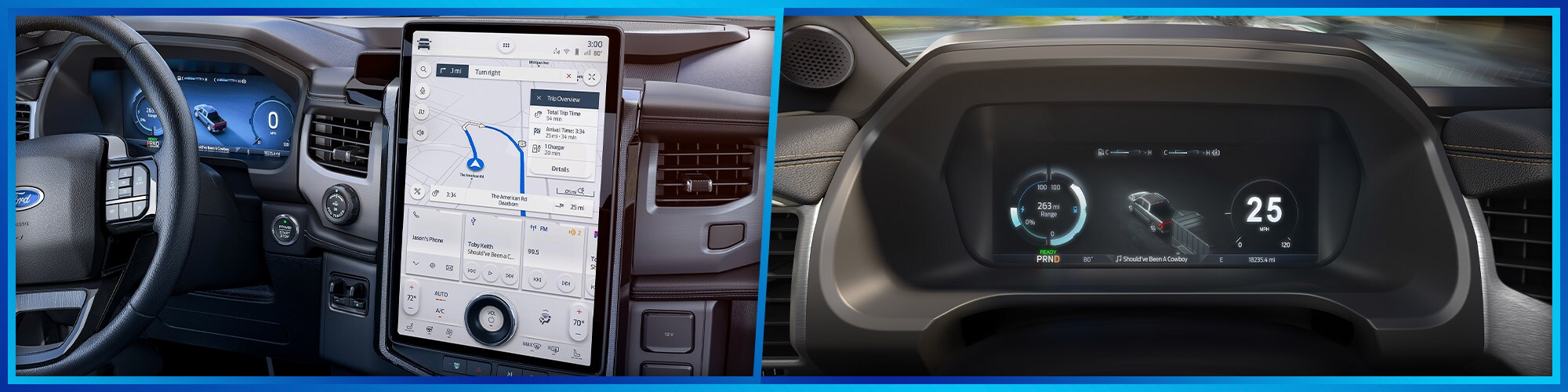 2022 Ford F-150 Lightning interior