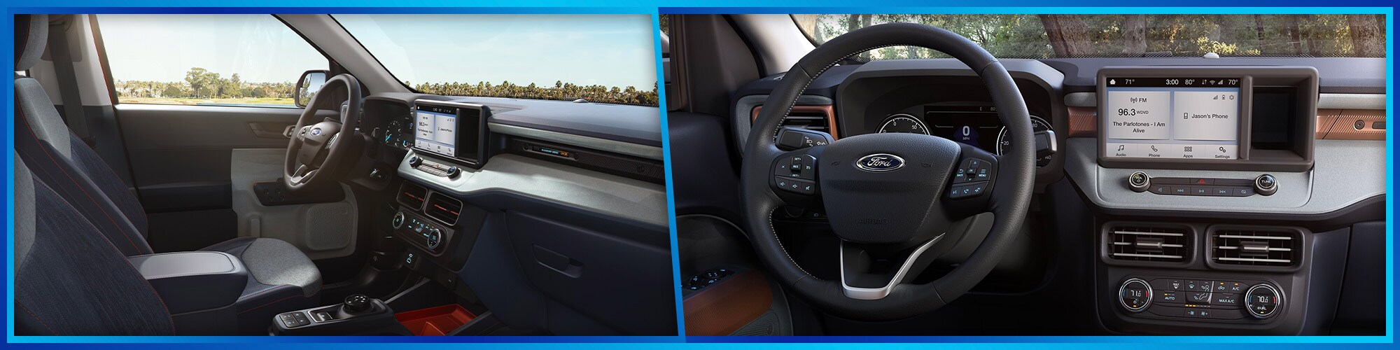 2022 Ford Maverick interior