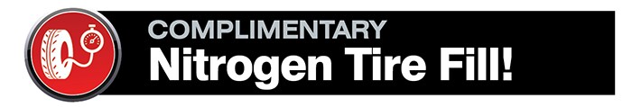 Complimentary Nitrogen Tire Fill!