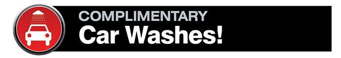 Complimentary Car Washes!