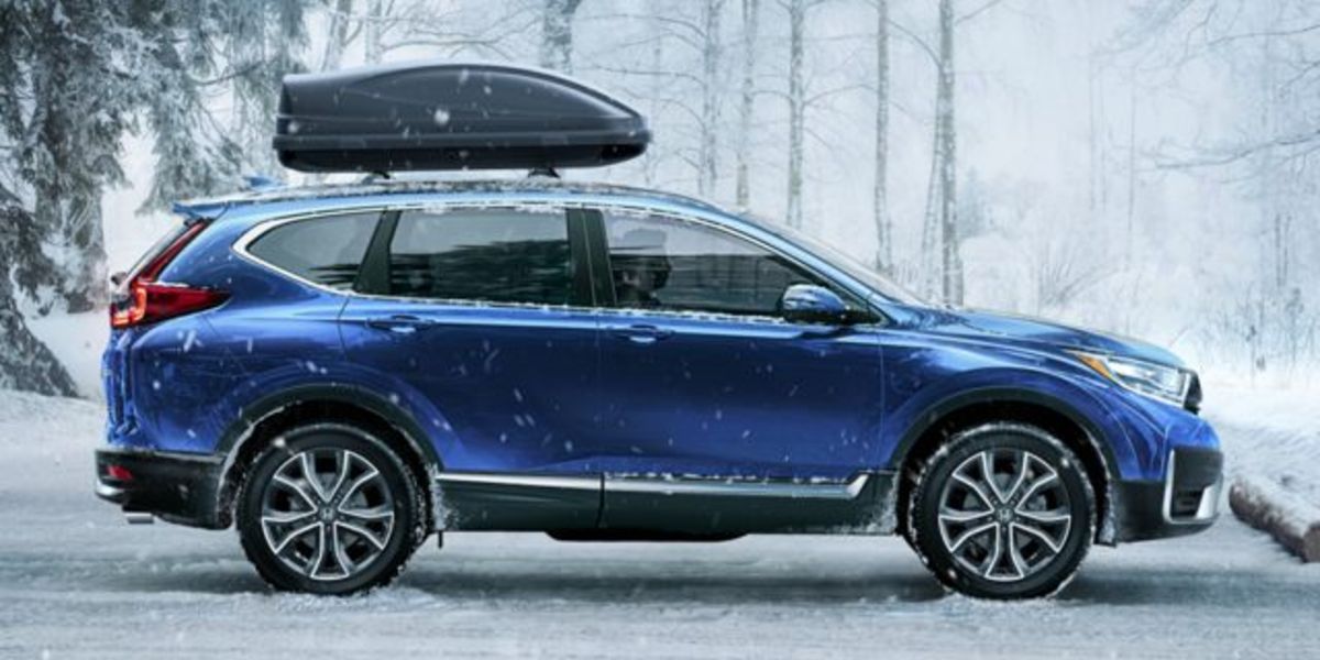 2021 Honda CR-V SUV LX 2WD with roof rack in snow_res.jpg