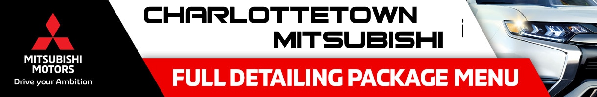 Charlottetown Mitsubishi Vehicle Detail and Car Cleaning