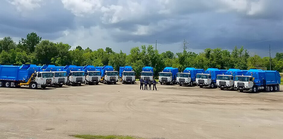 2017 Autocar ACX64 Automated Side Loader Refuse 2017 Autocar ACX64's with Automated Side Loader Refuse bodies - City of Beaumont