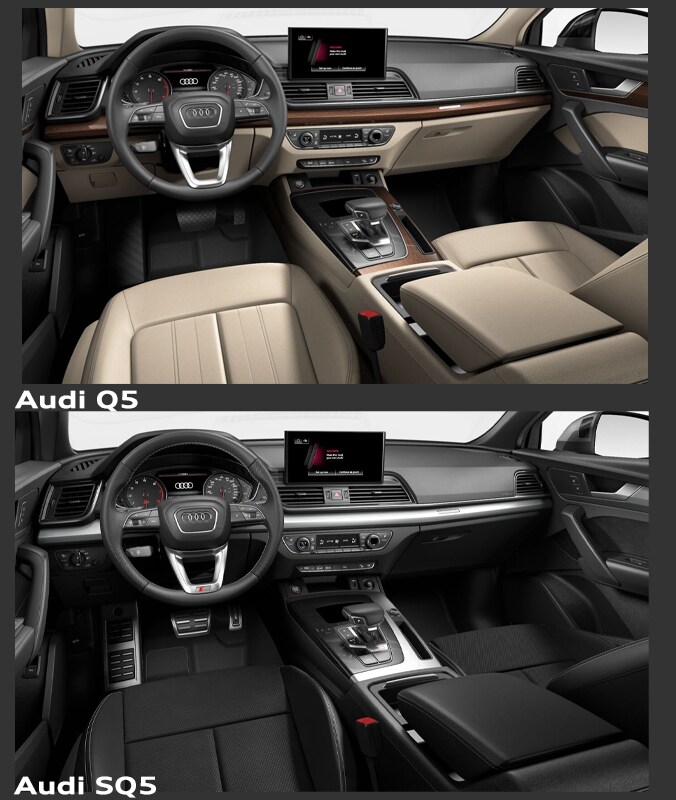 2021 Audi Q5 vs 2021 Audi SQ5 interior.jpg
