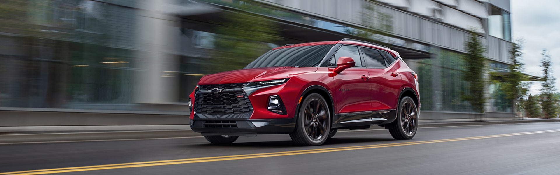 3 Main Benefits of Using OEM parts for your vehicle at Chevrolet of New Bern | 2020 Chevrolet Blazer driving on city street