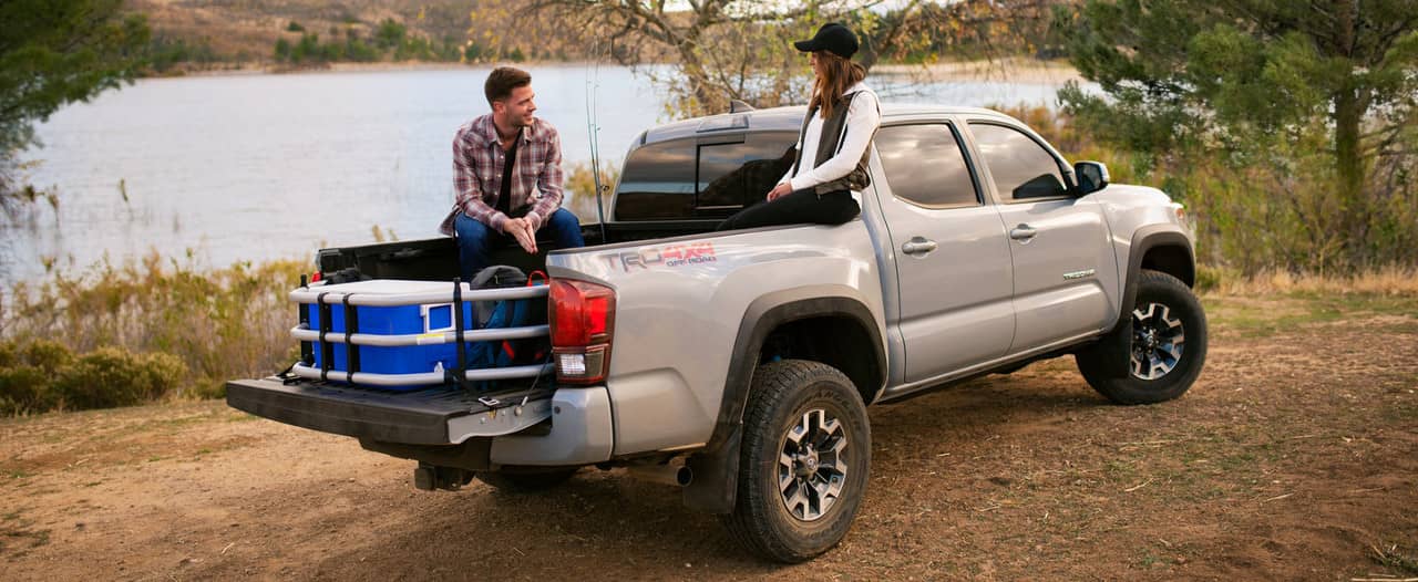 2019 Toyota Tacoma TRD with mudguards