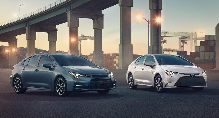 2020 Toyota Corolla XSE and Hybrid Le.