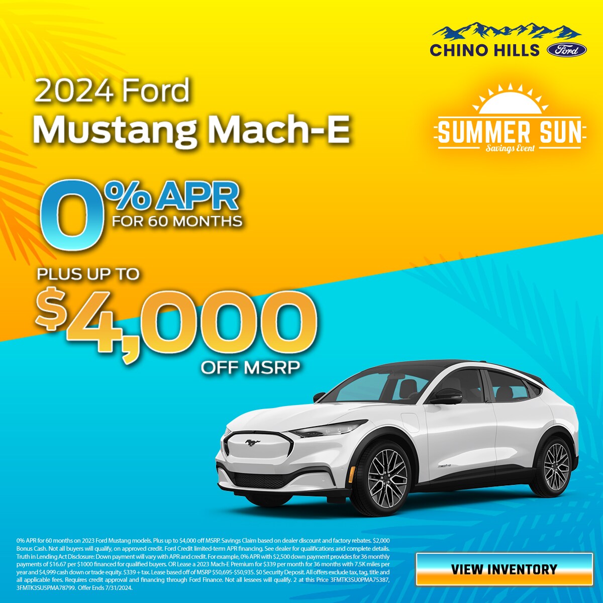 New Vehicle Specials Chino Hills Ford