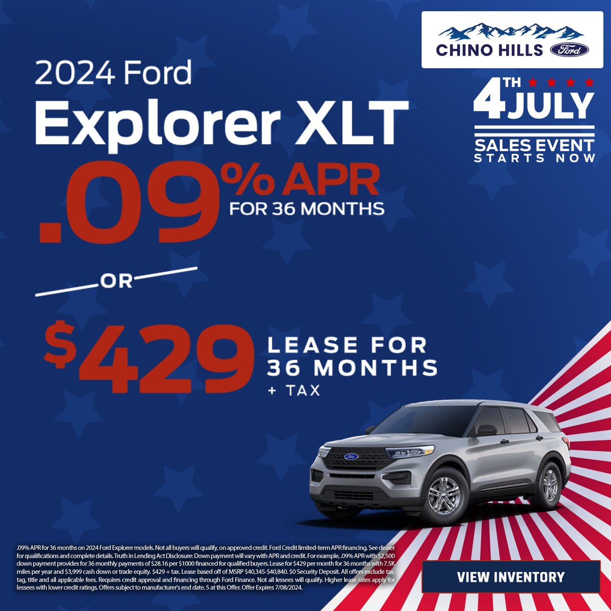 New Vehicle Specials Chino Hills Ford