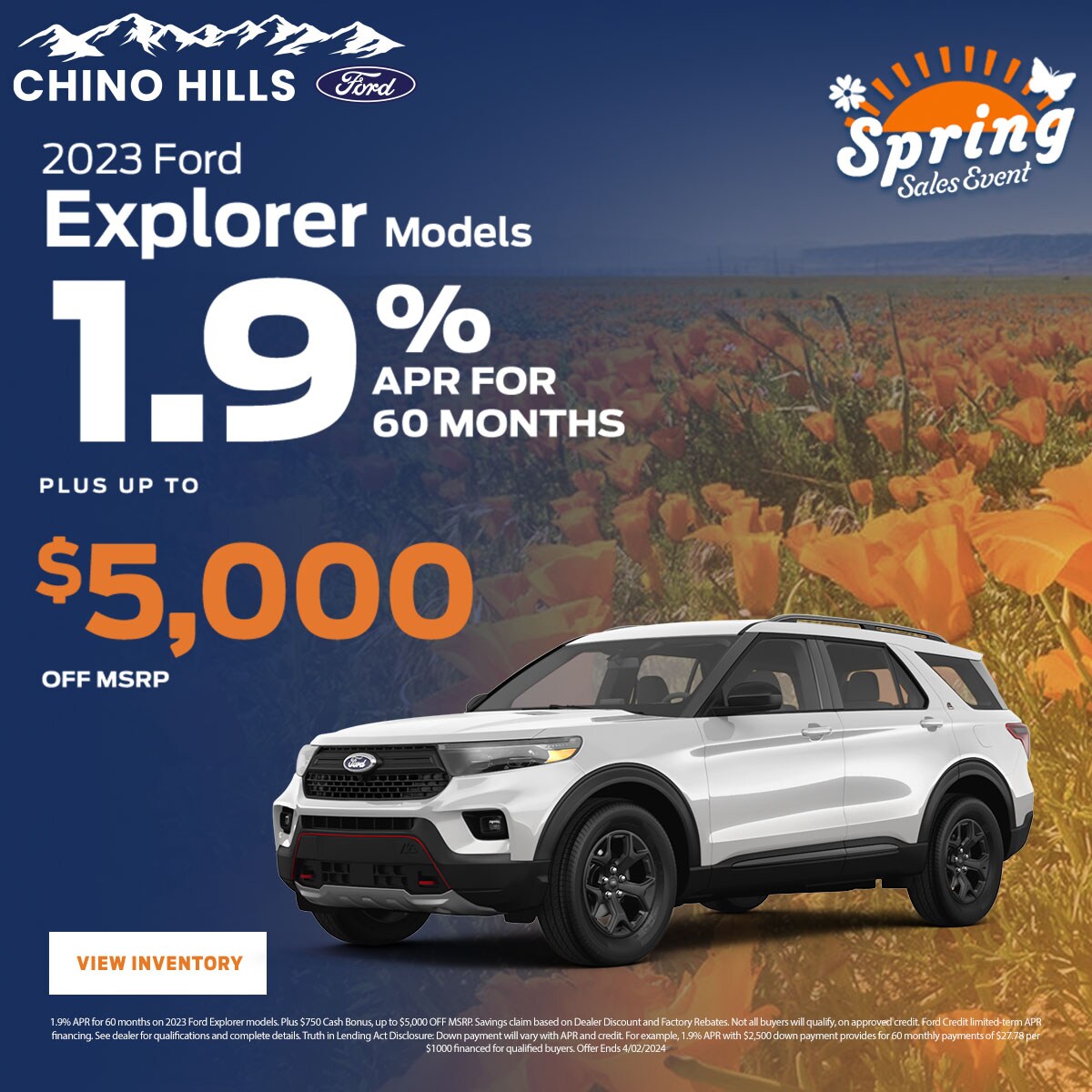 New Vehicle Specials Chino Hills Ford
