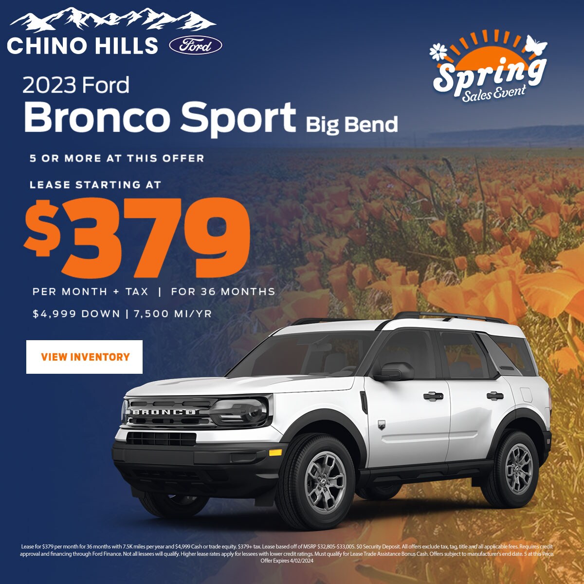 New Vehicle Specials Chino Hills Ford