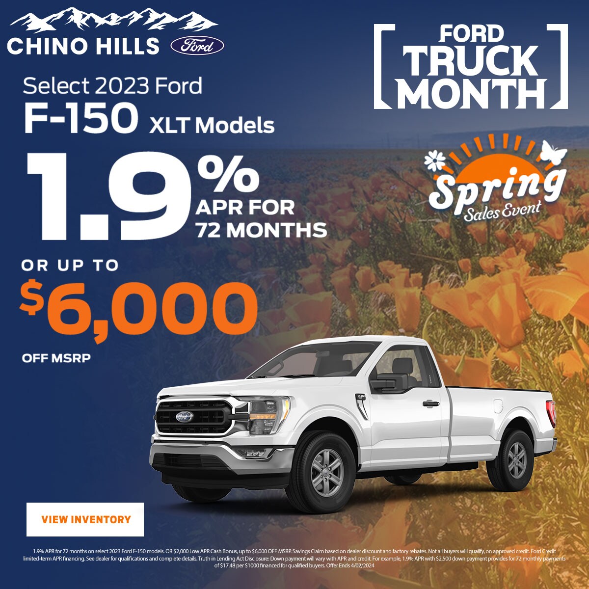 New Vehicle Specials Chino Hills Ford
