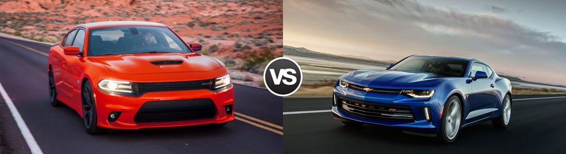 2018 Dodge Charger vs 2018 Chevrolet Camaro