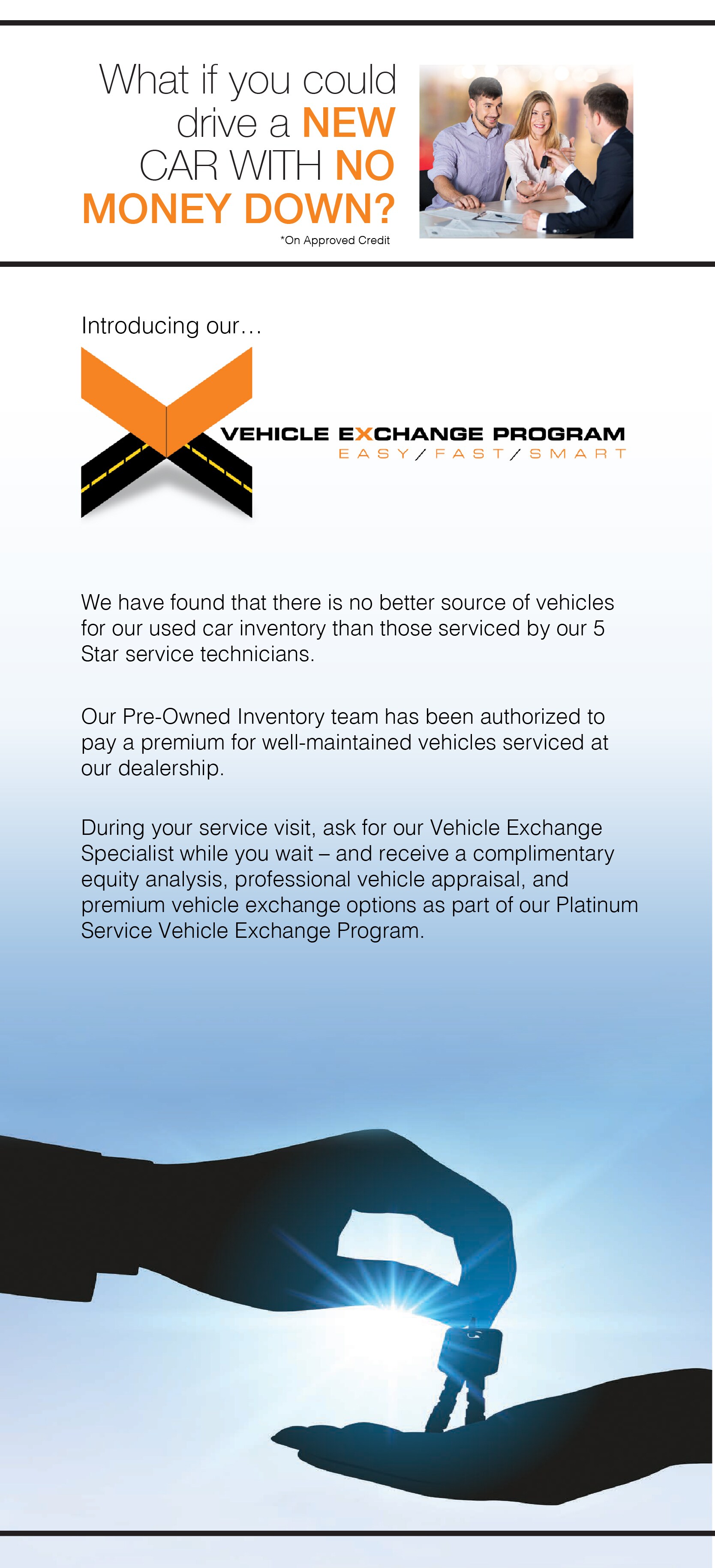 Vehicle Exchange Program